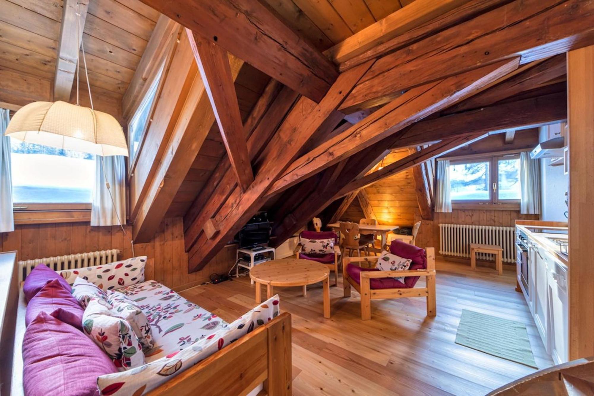 Chesa La Cuntainta - Sils Maria Apartman Kültér fotó