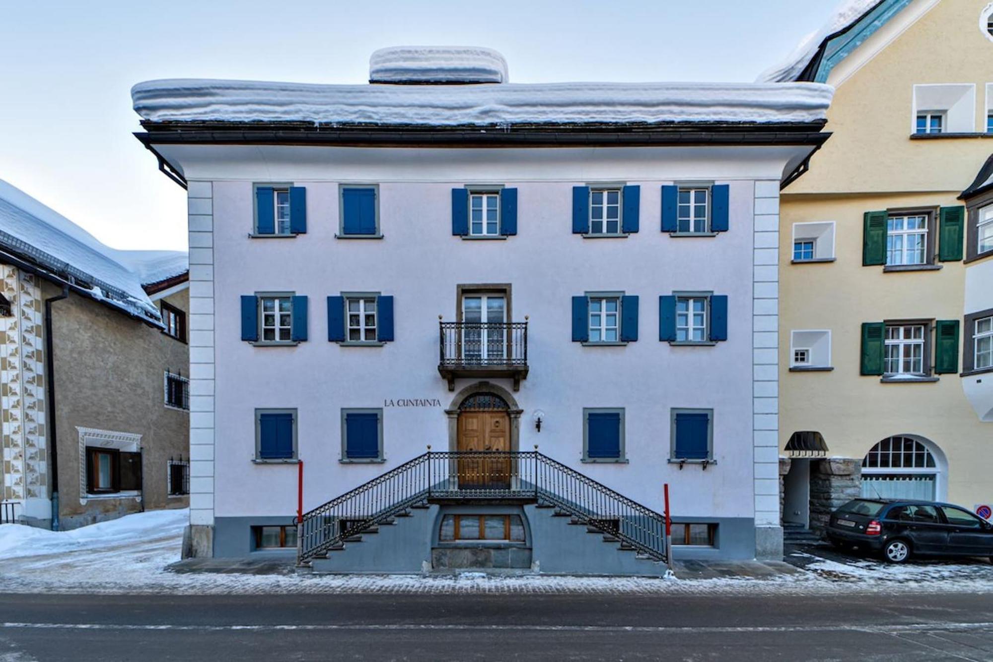 Chesa La Cuntainta - Sils Maria Apartman Kültér fotó