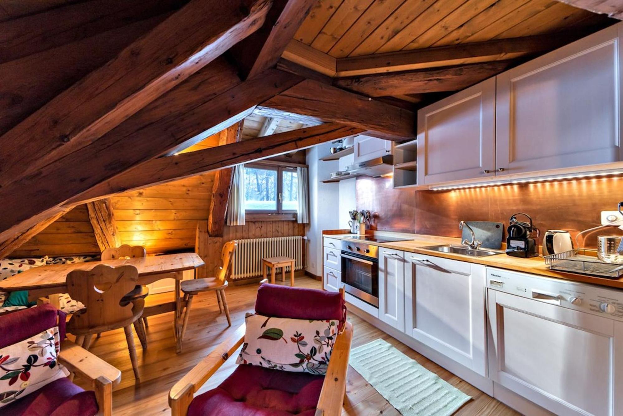 Chesa La Cuntainta - Sils Maria Apartman Kültér fotó